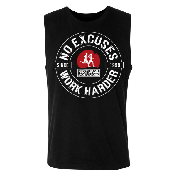NO EXCUSES WORK HARDER - T-SHIRT - $AKTSBW$ Thumbnail